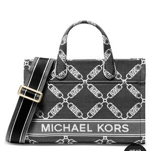 New Micheal Kors small tote black with straps.